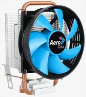 Aerocool Verkho 1-3P, LGA115X/1200/1700/775 и FM2/FM1/AM2-AM4, 90мм, Al, 27.6dBA, 3-pin, 2300 об/мин