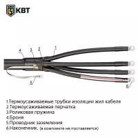 Муфта кабельная концевая КВТ 4ПКТп(б)-1-16/25 Light 89400