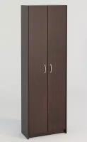 Шкаф для одежды распашной со штангой 2 двери 53х33х184 см. МагМебель Миланика-1 венге