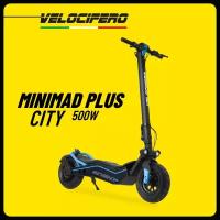 Электросамокат MINIMAD PLUS 500 W City голубой, легкая замена аккумулятора, гарантия 1 год