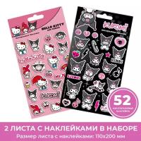 Наклейки PrioritY Объемные многоразовые Hello Kitty Куроми