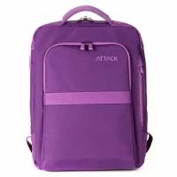 Рюкзак ATTACK для ноутбука женский фиолетовый 15.6 (арт.10328)