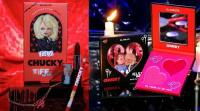 Набор декоративной косметики Chucky x Glamlite: румяна New Blush Duo; набор для губ Tiff