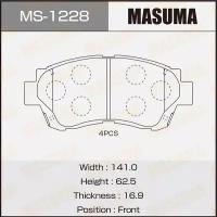 Колодки тормозные дисковые Masuma MS-1228