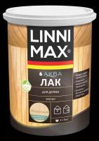 Лак водно-дисперсионный LINNIMAX Аква Лак для дерева матовый 0,9 л