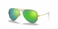 Солнцезащитные очки Ray-Ban RB3025 Aviator, размер XL (Gold/Green Polarised)