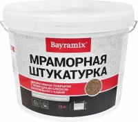 Байрамикс Ред Стоун-К штукатурка декоративная мраморная (15кг) / BAYRAMIX Red Stone-K мраморная штукатурка с природным блеском натурального камня (15к