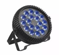 XLine Light LED PAR 1806 Светодиодный прибор. Источник света: 18х6 Вт RGBWAUV светодиодов