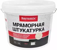 Байрамикс Магнолия Вайт-К штукатурка декоративная мраморная (15кг) / BAYRAMIX Magnolia White-K мраморная штукатурка с природным блеском натурального к