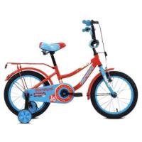 Велосипед FORWARD FUNKY 16 (1 ск.) 2021, красный/голубой