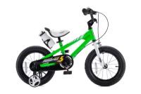 Детский велосипед Royal Baby Freestyle Steel 16, год 2022, цвет Зеленый