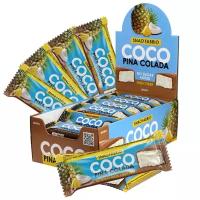 Ананасовый батончик COCO PINA Colada без сахара, 30 штук