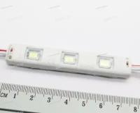 LED modul PCB-12-LM5630-3SMD-Samsung-IP65-CW Cool 120Lm 7000k 1.5W (76x13x7mm), Модуль светодиодный