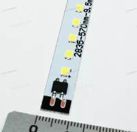 Line-220-2835-70SMD-W 650Lm 8W 6000k White (570x9.5mm, 220V, прямого подключения) [81], Линейка светодиодная