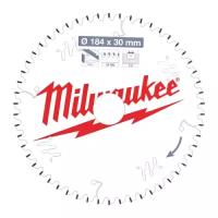 Диск пильный по алюминию MILWAUKEE D184x2.4х30мм, Z54 TF, отр. 4932471299