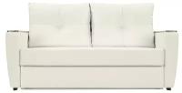 Прямой диван Майами (Дубай) Белый Экокожа, механизм EASY CLICK