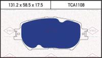Колодки тормозные дисковые передние Toyota Camry 01-> TCA1108 1шт
