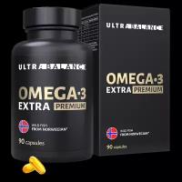 Омега-3/Omega-3 Extra Premium UltraBalance жирные кислоты высокой концентрации капсулы массой 1620 мг 90 шт