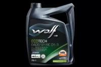 WOLF OIL 1049892 Масло моторное ECOTECH 0W20 SP/RC G6 FE 5L