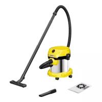 Строительный пылесос Karcher WD 2 Plus S V-15/4/18, желтый [1.628-050.0]