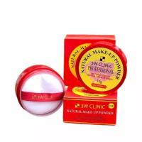 3W CLINIC Пудра рассыпчатая NATURAL MAKE-UP POWDER #23 Натуральный бежевый 30г, 1 шт