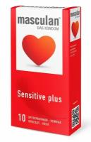 Презервативы Masculan Sensitive plus - 10 шт. (цвет не указан)