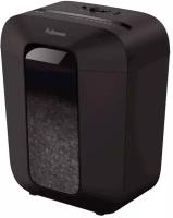 Шредер Fellowes PowerShred LX41 черный (секр.P-4) перекрестный 8лист. 17лтр. скрепки скобы пл.карты