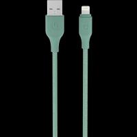 Gerffins Кабель Gerffins USB-A - Lightning, 1м, бирюзовый
