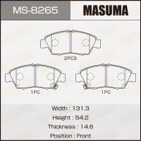 Колодки тормозные дисковые Masuma MS-8265