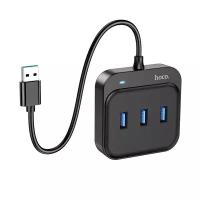 Хаб USB Hoco HB31 4xUSB 3.0 Black 6931474784865