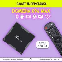 Смарт ТВ приставка DGMedia X96 Max 4Gb/64Gb, CPU S905X3