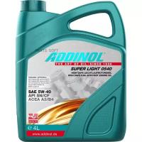 ADDINOL 4014766251022 моторное масо ADDINOL SUPER LIGHT 0540 SAE 5W-40