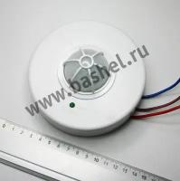 Датчик движения Camelion LX-28A потолочный 1200W 360° (дальность 6 м) белый IP20