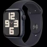Apple Умные часы Apple Watch SE 2023, 44 мм, Midnight Sport Band, Midnight Aluminium, Size M/L (MRE93)