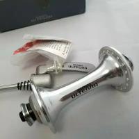 Втулка передняя SHIMANO Ultegra 6500, 28Н, OLD:100мм, V-brake, QR, серебристый, Япония, шоссе