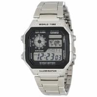 Наручные часы CASIO Японские часы CASIO AE-1200WHD-1A мужские, серебряный, серый