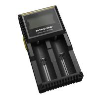 Универсальное зарядное устройство с дисплеем NIteCore D2 Два слота Li-Ion Ni-MH