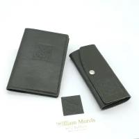Обложка для документов Ключница Подарочный Набор монограмма "S" William Morris