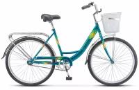 Велосипед STELS NAVIGATOR-245 C, колесо 26'', рост 19'', сезон 2023-2024, морская волна, корз. метал