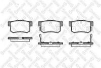 Колодки тормозные дисковые задние для Хонда Аккорд 9 2012-2018 год выпуска (Honda Accord 9) STELLOX 336 052-SX