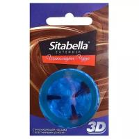 Насадка стимулирующая Sitabella 3D Шоколадное чудо с ароматом шоколада (синий)