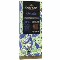 Плитка темного шоколада Valrhona Oriado, 3x70г