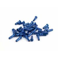 Комплект ниппелей для спиц CN Spoke, 14 мм, алюминиевые, синие (40шт без спиц)