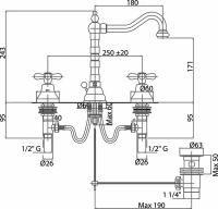 Душевая дверь Cezares Eco-O-BA-1-90-P-Cr