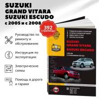 Автокнига: руководство / инструкция по ремонту и эксплуатации SUZUKI GRAND VITARA (сузуки гранд витара) / SUZUKI ESCUDO (сузуки эскудо) бензин с 2005 / 2008 года выпуска, 978-966-1672-02-3, издательство Монолит