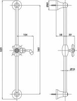 Душевая дверь Cezares Eco-O-B-1-70-C-Cr