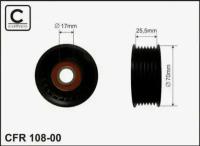 CAFFARO 10800 Ролик генератора натяжной (без натяжителя) для VW TOUAREG (2002-2010)