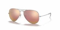 Солнцезащитные очки Ray-Ban RB3025 Aviator, размер XL (Silver/Cooper Flash)