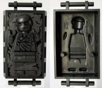 Минифигурка Lego Star Wars Minifigure, Utensil Carbonite Block with Bar Handles with Han Solo Pattern 87561pb01