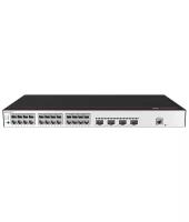 Коммутатор Huawei S5735-L24P4XE-A-V2 (24*10/100/1000BASE-T ports, 4*10GESFP+ ports, 2*12GE stack ports, PoE+, AC power + 02311VGN, Basic SW)